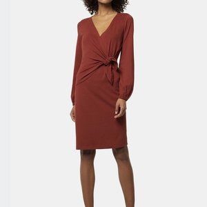 Synergy Organic Anya Dress  - L - Brick Color